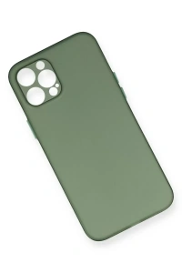 Apple iPhone 12 Pro Kılıf PP Ultra İnce Kapak - Yeşil