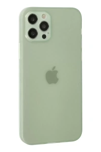Apple iPhone 12 Pro Kılıf Puma Silikon - Açık Yeşil