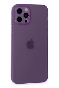 Apple iPhone 12 Pro Kılıf Puma Silikon - Koyu Mor