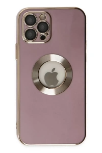 Apple iPhone 12 Pro Kılıf Store Silikon - Mor