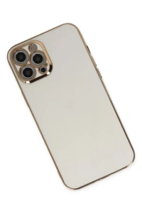 Apple iPhone 12 Pro Kılıf Volet Silikon - Beyaz