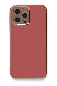 Apple iPhone 12 Pro Kılıf Volet Silikon - Kırmızı