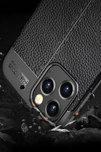 Apple iPhone 12 Pro Max Kılıf Auto Focus Kapak - Kırmızı
