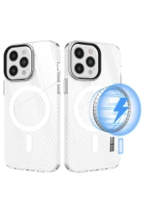 Apple iPhone 12 Pro Max Kılıf Beta Magneticsafe Silikon - Şeffaf