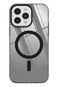 Apple iPhone 12 Pro Max Kılıf Beta Magneticsafe Silikon - Siyah