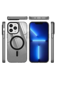 Apple iPhone 12 Pro Max Kılıf Beta Magneticsafe Silikon - Siyah