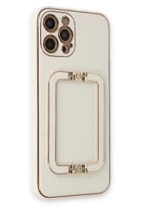 Apple iPhone 12 Pro Max Kılıf Coco Elit Kapak - Beyaz