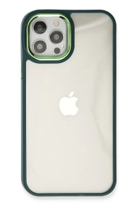 Apple iPhone 12 Pro Max Kılıf Dora Kapak - Haki Yeşil