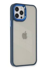 Apple iPhone 12 Pro Max Kılıf Dora Kapak - Mavi