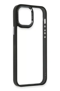 Apple iPhone 12 Pro Max Kılıf Dora Kapak - Siyah