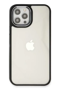 Apple iPhone 12 Pro Max Kılıf Dora Kapak - Siyah