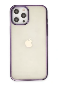 Apple iPhone 12 Pro Max Kılıf Element Silikon - Mor