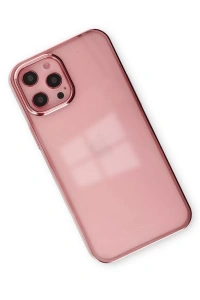 Apple iPhone 12 Pro Max Kılıf Element Silikon - Pembe