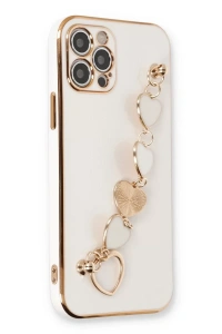 Apple iPhone 12 Pro Max Kılıf Esila Silikon - Beyaz