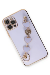 Apple iPhone 12 Pro Max Kılıf Esila Silikon - Lila