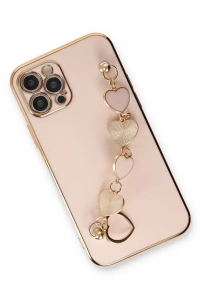 Apple iPhone 12 Pro Max Kılıf Esila Silikon - Pudra