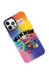 Apple iPhone 12 Pro Max Kılıf Estoril Desenli Kapak - Estoril - 11