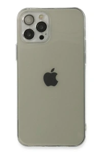 Apple iPhone 12 Pro Max Kılıf Fly Lens Silikon - Şeffaf