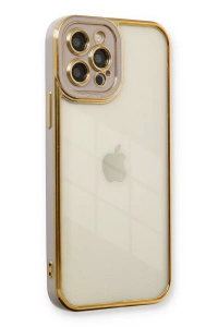 Apple iPhone 12 Pro Max Kılıf Liva Lens Silikon - Lila