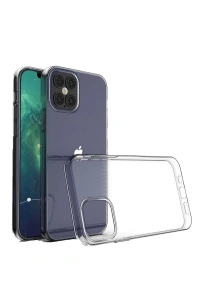 Apple iPhone 12 Pro Max Kılıf Lüx Şeffaf Silikon