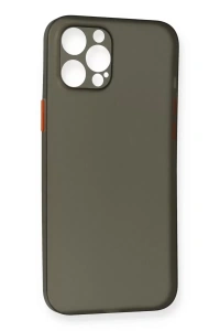 Apple iPhone 12 Pro Max Kılıf PP Ultra İnce Kapak - Gri