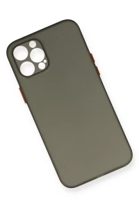 Apple iPhone 12 Pro Max Kılıf PP Ultra İnce Kapak - Gri