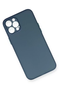 Apple iPhone 12 Pro Max Kılıf PP Ultra İnce Kapak - Mavi