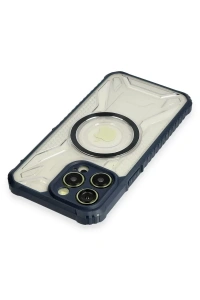 Apple iPhone 12 Pro Max Kılıf Prag Magneticsafe Kapak - Lacivert