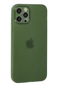 Apple iPhone 12 Pro Max Kılıf Puma Silikon - Yeşil