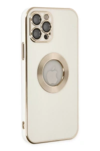 Apple iPhone 12 Pro Max Kılıf Store Silikon - Beyaz