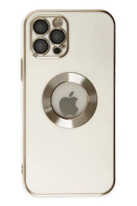 Apple iPhone 12 Pro Max Kılıf Store Silikon - Beyaz