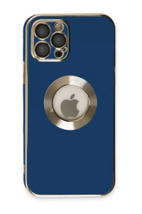 Apple iPhone 12 Pro Max Kılıf Store Silikon - Mavi