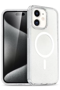 Apple iPhone 12 Star Magsafe Kapak - Şeffaf
