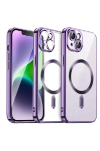 Apple iPhone 13 Kılıf Kross Magneticsafe Kapak - Mor