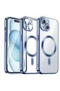 Apple iPhone 13 Kılıf Kross Magneticsafe Kapak - Sierra Blue