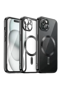 Apple iPhone 13 Kılıf Kross Magneticsafe Kapak - Siyah