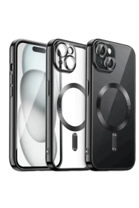 Apple iPhone 13 Kılıf Kross Magneticsafe Kapak - Siyah