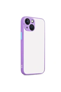 Apple iPhone 13 Kılıf Montreal Silikon Kapak - Mor