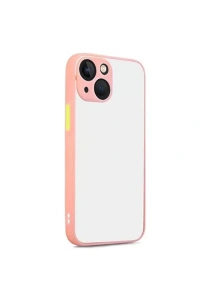 Apple iPhone 13 Kılıf Montreal Silikon Kapak - Pembe