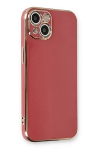 Apple iPhone 13 Kılıf Volet Silikon - Kırmızı