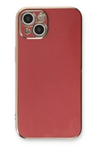 Apple iPhone 13 Kılıf Volet Silikon - Kırmızı