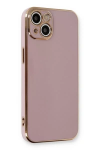 Apple iPhone 13 Kılıf Volet Silikon - Mor