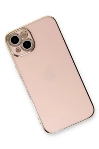 Apple iPhone 13 Kılıf Volet Silikon - Pembe
