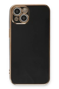 Apple iPhone 13 Kılıf Volet Silikon - Siyah