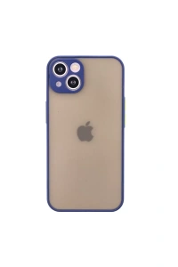 Apple iPhone 13 Mini Kılıf Montreal Silikon Kapak - Lacivert