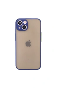 Apple iPhone 13 Mini Kılıf Montreal Silikon Kapak - Lacivert