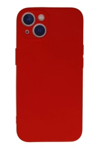 Apple iPhone 13 Mini Kılıf Nano içi Kadife Silikon - Kırmızı