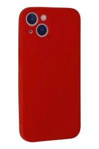 Apple iPhone 13 Mini Kılıf Nano içi Kadife Silikon - Kırmızı