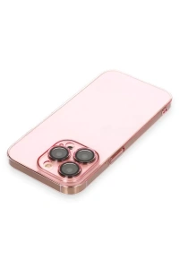 Apple iPhone 13 Pro Kılıf Armada Lensli Kapak - Rose Gold