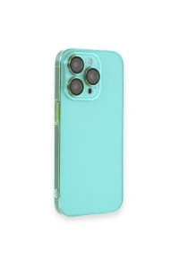 Apple iPhone 13 Pro Kılıf Armada Lensli Kapak - Yeşil